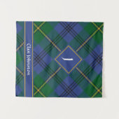 Clan Johnston Tartan Alternative Wandkleed (Voorkant (horizontaal))
