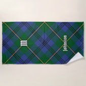 Clan Johnston Tartan Beach Towel Strandlaken (Voorkant)