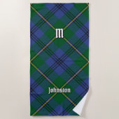 Clan Johnston Tartan Beach Towel Strandlaken (Voorkant)