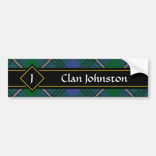 Clan Johnston Tartan Bumpersticker (Voorkant)