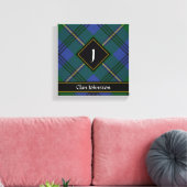 Clan Johnston Tartan Canvas Print (Insitu (Woonkamer))