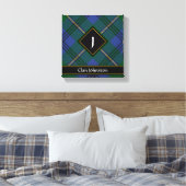 Clan Johnston Tartan Canvas Print (Insitu (Slaapkamer))