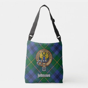 Clan Johnston Tartan Crossbody Bag Tas