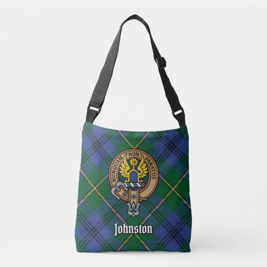Clan Johnston Tartan Crossbody Sac (Devant)