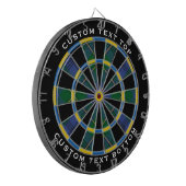 Clan Johnston Tartan Dart Board Dartbord (Voorkant Links)