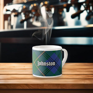 Clan Johnston Tartan Espresso Cup Kop