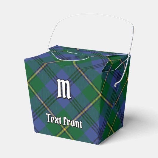 Clan Johnston Tartan Favor Box Bedankdoosjes (Voorkant Zijde)