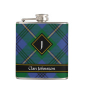 Clan Johnston Tartan Flask Heupfles (Voorkant)