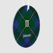 Clan Johnston Tartan Orament (devant)