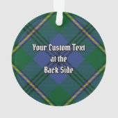 Clan Johnston Tartan Ornament (achterkant)