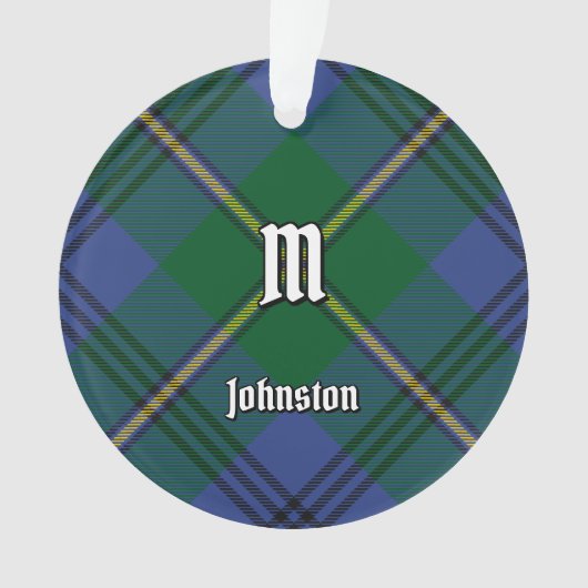 Clan Johnston Tartan Ornament (voorkant)