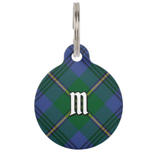 Clan Johnston Tartan Pet ID Tag Huisdierpenning