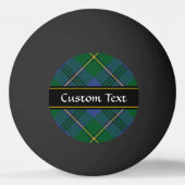 Clan Johnston Tartan Ping Pong Ball (Achterkant)