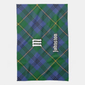 Clan Johnston Tartan Serviette de cuisine (Vertical)