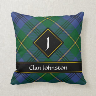 Clan Johnston Tartan Sierkussen