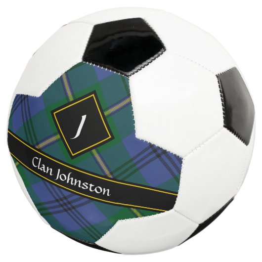 Clan Johnston Tartan Soccer Ball (3/4)