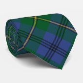 Clan Johnston Tartan Stropdas (Opgerold)