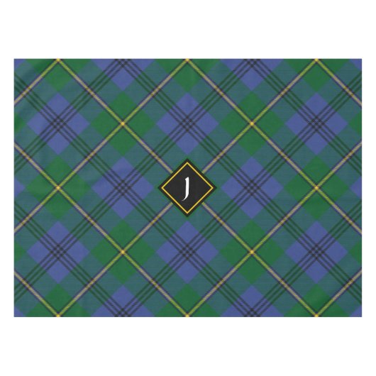 Clan Johnston Tartan Tablecloth Tafelkleed (Voorkant (Horizontaal))