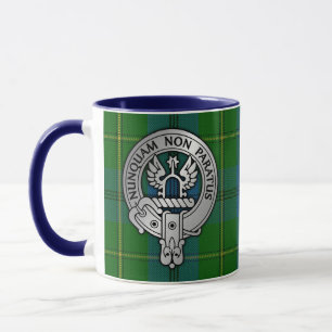 Clan Johnstone Crest & Tartan Mok