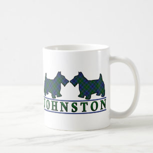Clan Johnstone Johnston Schotse Tartan Honden Koffiemok