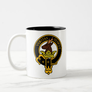Clan Keith badge -roebuck Tweekleurige Koffiemok