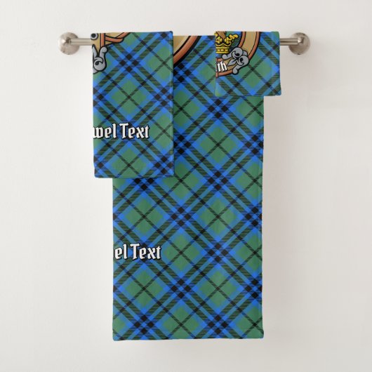 Clan Keith Crest sur Tartan (En situation)