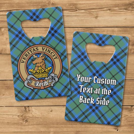 Clan Keith Crest sur Tartan