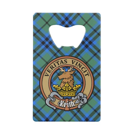 Clan Keith Crest sur Tartan (Devant)