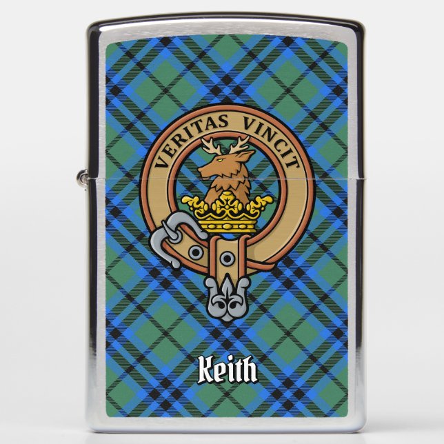 Clan Keith Crest Zippo Lighter (Voorkant)