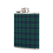 Clan Keith Donker Groen Modern Schots Tartan Heupfles (Links)