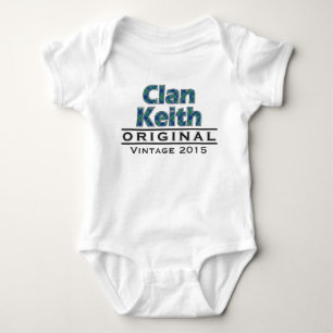 Clan Keith  past uw geboortejaar aan Romper