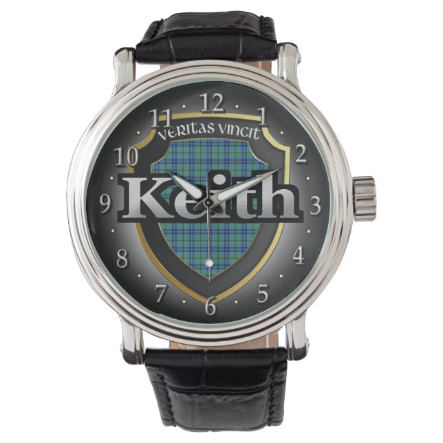 Clan Keith Scotland Viering Watch Horloge (Voorkant)