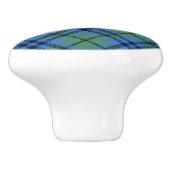 Clan Keith Tartan Ceramic Knob Keramische Knop (Zijkant)