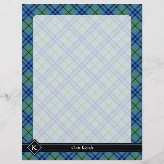 Clan Keith Tartan Flyer (Voorkant)