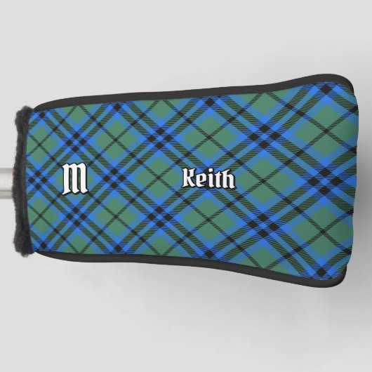 Clan Keith Tartan Golf Head Hoesje Golfheadcover (Voorkant)