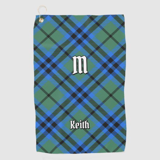 Clan Keith Tartan Golf Towel Golfhanddoek (Voorkant)