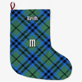 Clan Keith Tartan Kerststop Grote Kerstsok (Voorkant)