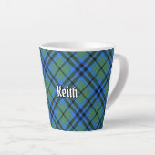 Clan Keith Tartan Latte Mug (Angle droit)