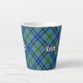 Clan Keith Tartan Latte Mug (Devant)