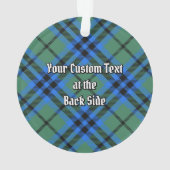 Clan Keith Tartan Ornament (achterkant)