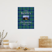 Clan Keith's Old Dunnottar Coffee Co. Poster (Keuken)