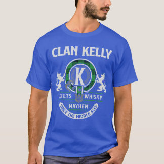 Clan Kelly Schotse Achternaam Familie Highland Gam T-shirt