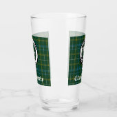 Clan Kennedy Crest Badge & Tartan Glas (Links)
