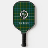 Clan Kennedy Crest Badge & Tartan Pickleball Paddle (Achterkant)