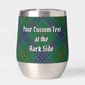 Clan Kennedy Crest over Tartan (Achterkant)