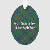 Clan Kennedy Crest sur Tartan (dos)