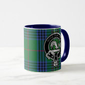 Clan Kennedy Crest & Tartan Mug (Devant droit)