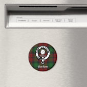 Clan Kerr Crest Badge Tartan Magneet (Insitu (Vaatwasser))