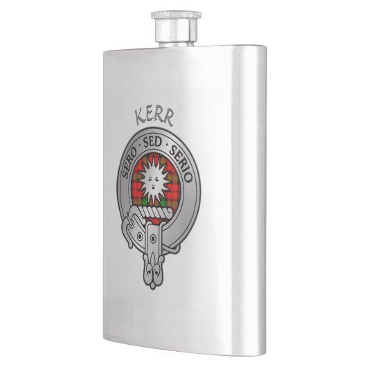 Clan Kerr Crest Flask Flacon (Links)