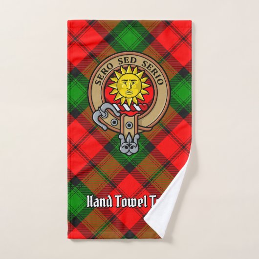 Clan Kerr sur Tartan (Serviette à main)